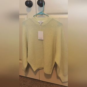 NEW Other Stories -Cropped wool blend Balloon Sleeves Sweater